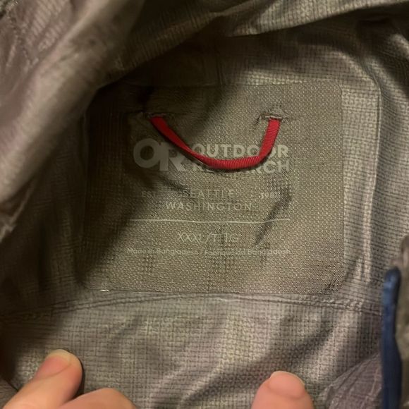 Outdoor Research Men’s Helium Rain Jacket Pewter 3XL NWT - Picture 5 of 9